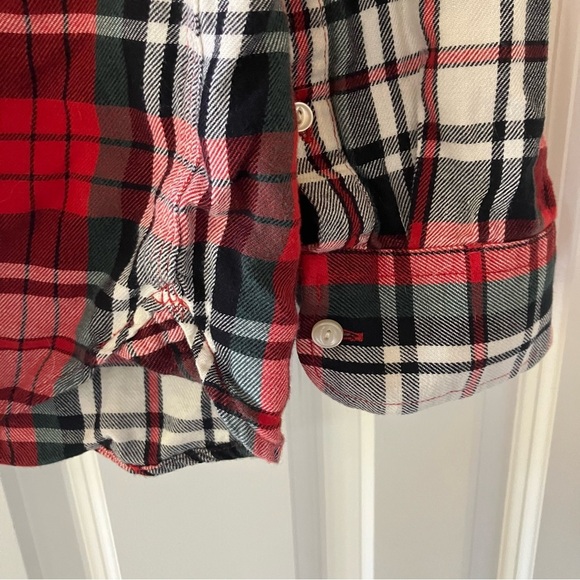 Lauren Ralph Lauren Plaid Flannel Button Down Shirt (Large) Roll Sleeved option - Picture 8 of 10